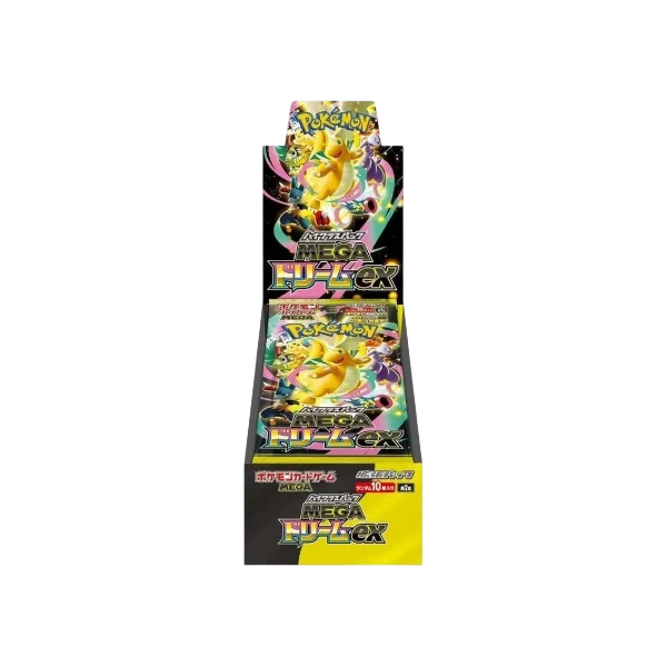 Pokémon TCG Japanese Mega Evolution Mega Dream ex M2A Booster Box 10 Booster Packs New Sealed