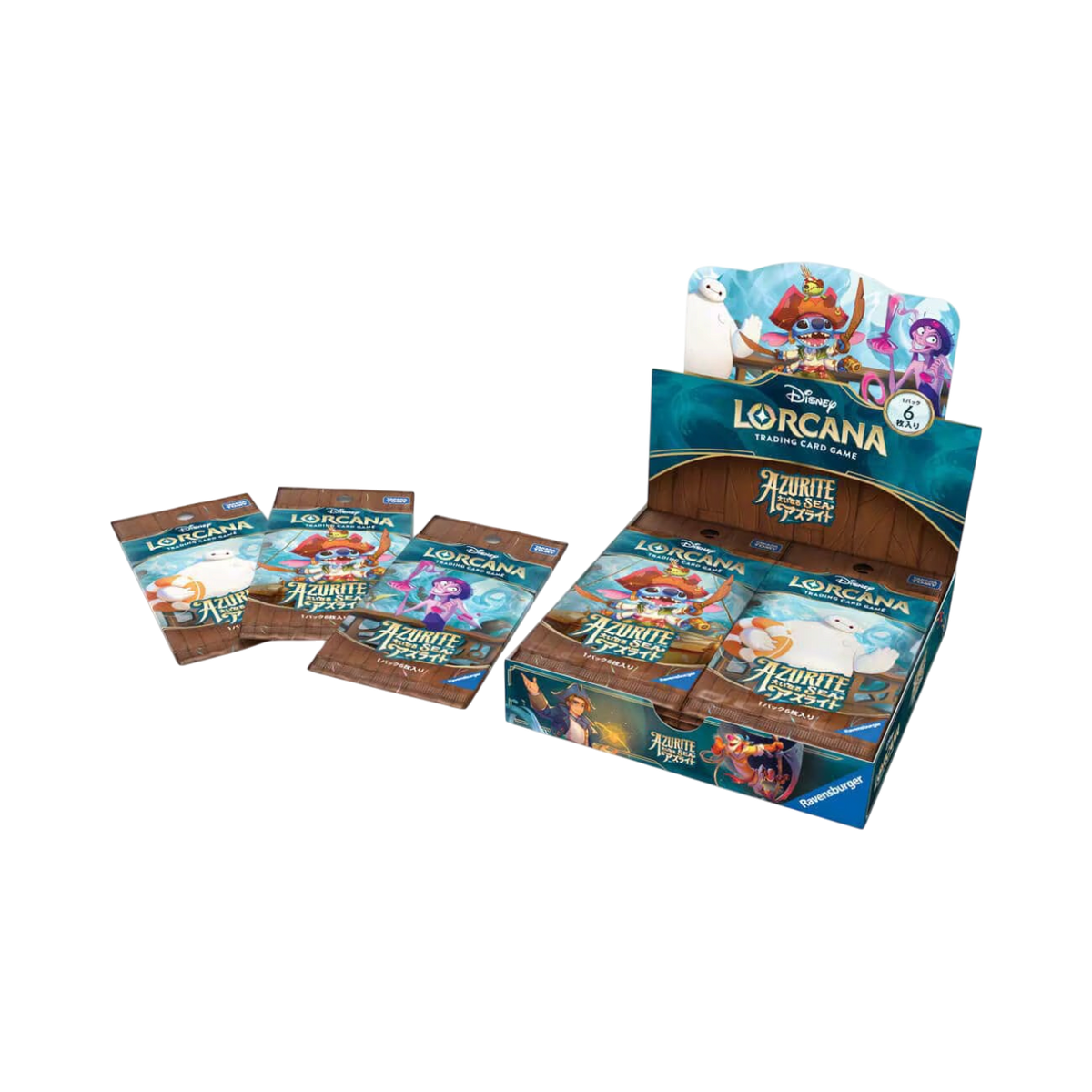 Lorcana TCG Japanese Azurite Sea SET6 Booster Box New Sealed