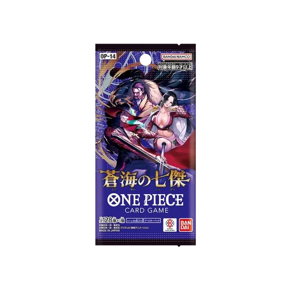 One Piece TCG Japanese  The Azure Sea's Seven OP-14 Booster Box 24 Booster Packs New Sealed