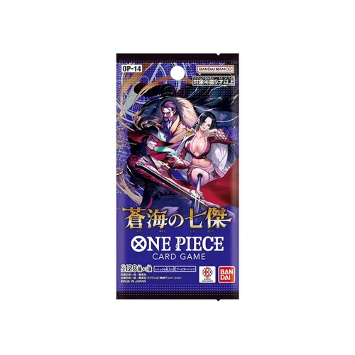 One Piece TCG Japanese  The Azure Sea's Seven OP-14 Booster Box 24 Booster Packs New Sealed