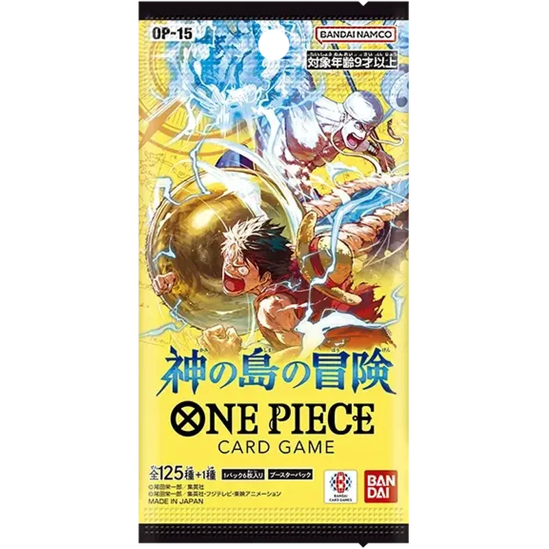 One Piece TCG Japanese  Adventure on Kami's Island OP-15 Booster Box 24 Booster Packs New Sealed