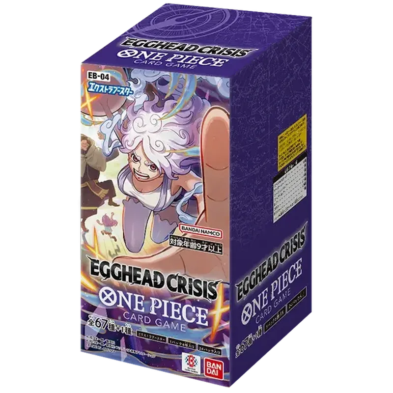One Piece TCG Japanese  Egghead Crisis EB-04 Booster Box 24 Booster Packs New Sealed