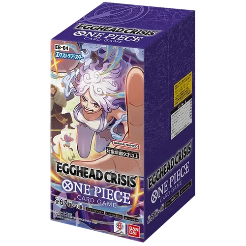 One Piece TCG Japanese  Egghead Crisis EB-04 Booster Box 24 Booster Packs New Sealed