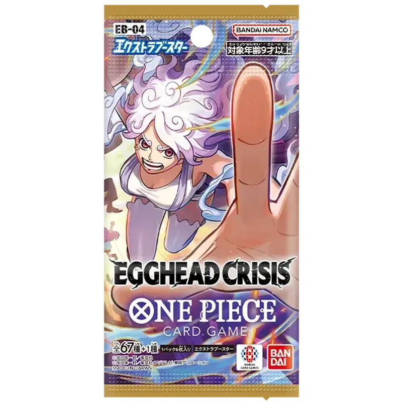 One Piece TCG Japanese  Egghead Crisis EB-04 Booster Box 24 Booster Packs New Sealed