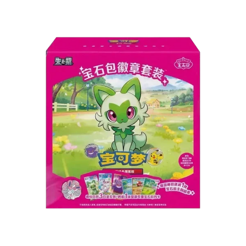 Pokémon TCG Simplified Chinese  Gem Pack Series CBBC1, CBBC2, CBBC3 Collection Box 4 Booster Packs New Sealed
