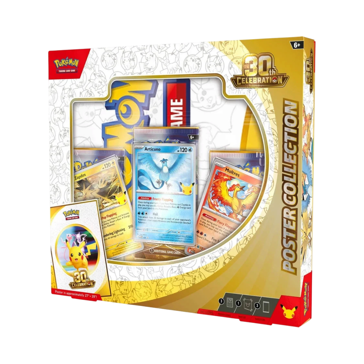 Pokémon TCG English Mega Evolution 30th Celebration M6a Collection Box New Sealed