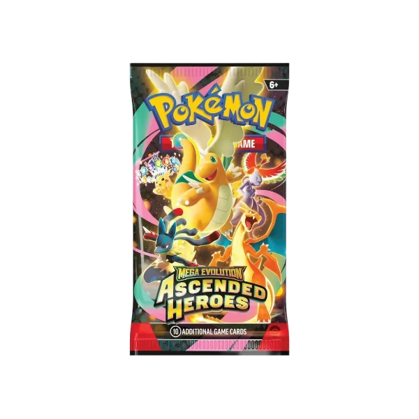 Pokémon TCG English Mega Evolution Ascended Heroes Booster Pack New Sealed