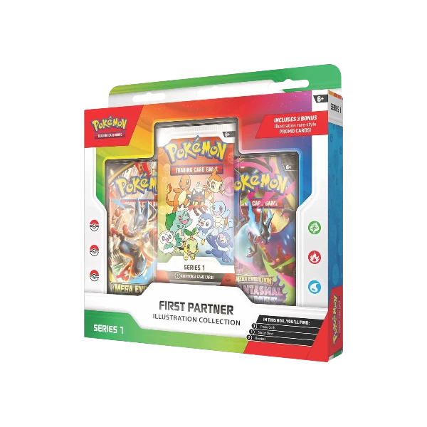 Pokémon TCG English Mega Evolution ME Collection Box 2 Booster Packs New Sealed