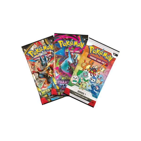 Pokémon TCG English Mega Evolution ME Collection Box 2 Booster Packs New Sealed