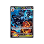 Fortuna TCG Mega Charizard X EX 125/094 card from the Phantasmal Flames set featuring blue and orange flames