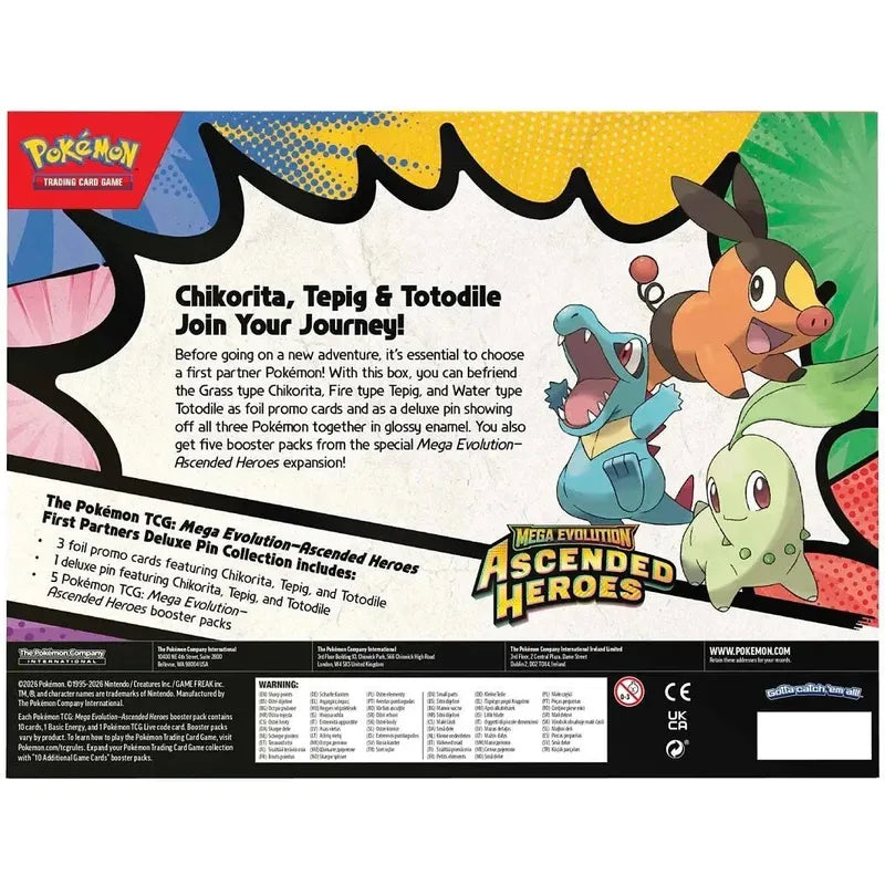 Pokémon TCG English Mega Evolution Ascended Heroes ME02.5 Collection Box 5 Booster Packs New Sealed