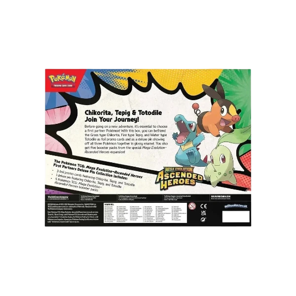 Pokémon TCG English Mega Evolution Ascended Heroes ME02.5 Collection Box 5 Booster Packs New Sealed