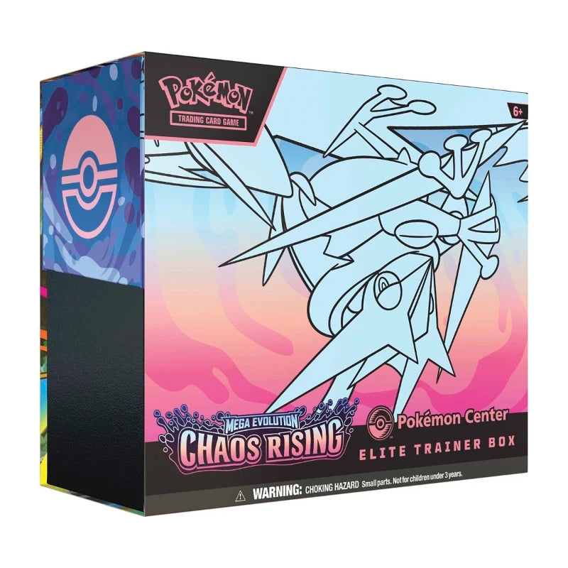 Pokémon TCG English Mega Evolution Chaos Rising ME04 Elite Trainer Box 11 Booster Packs New Sealed