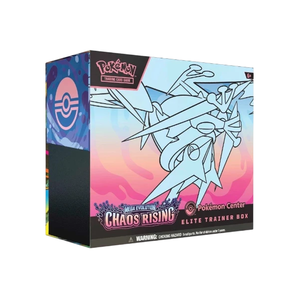 Pokémon TCG English Mega Evolution Chaos Rising ME04 Elite Trainer Box 11 Booster Packs New Sealed
