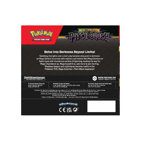 Pokémon TCG English Mega Evolution Pitch Black ME05 Booster Box New Sealed