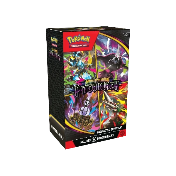 Pokémon TCG English Mega Evolution Pitch Black ME05 Booster Bundle New Sealed