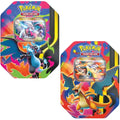 Pokémon TCG English Mega Evolution Phantasmal Flames ME02 Tin 4 Booster Packs New Sealed