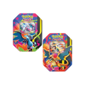 Pokémon TCG English Mega Evolution Phantasmal Flames ME02 Tin 4 Booster Packs New Sealed