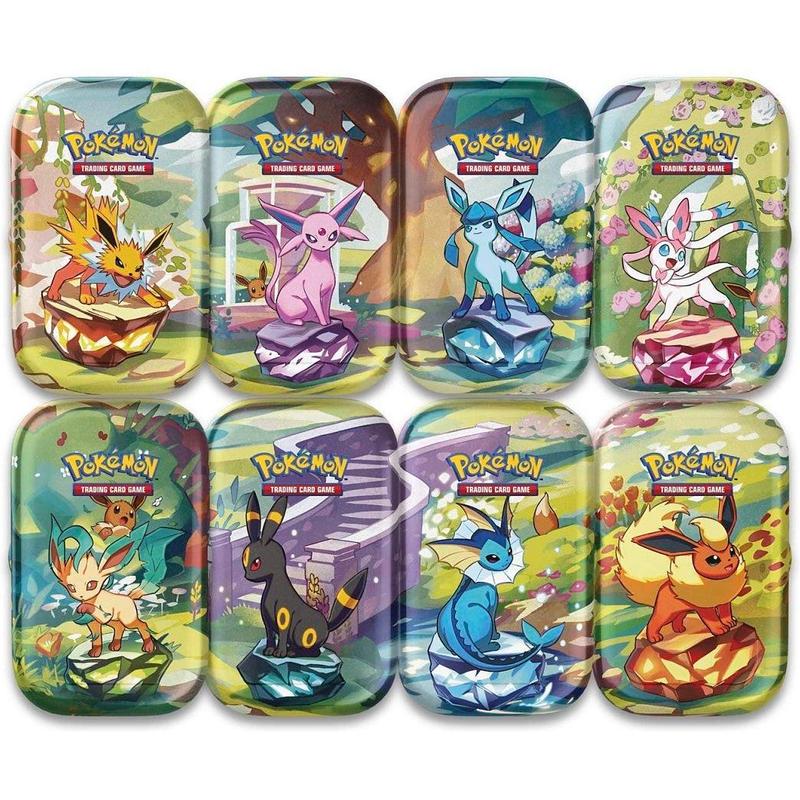 Pokémon TCG English Scarlet & Violet Prismatic Evolutions SV08.5 Tin 2 Booster Packs New Sealed