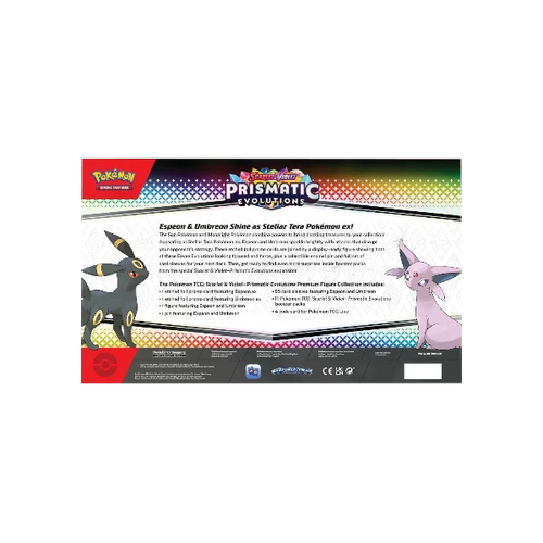 Pokémon TCG Scarlet & Violet Prismatic Evolutions SV08.5 premium figure Collection Box New Sealed