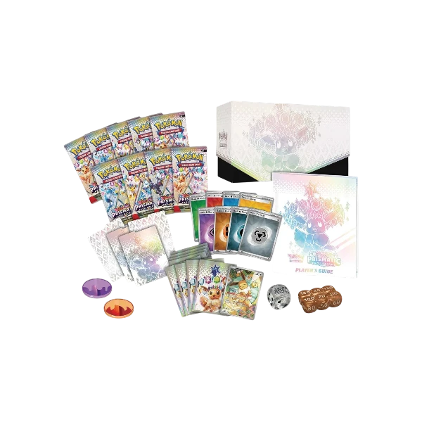 Pokémon TCG English Scarlet & Violet Prismatic Evolutions SV08.5 Elite Trainer Box New Sealed