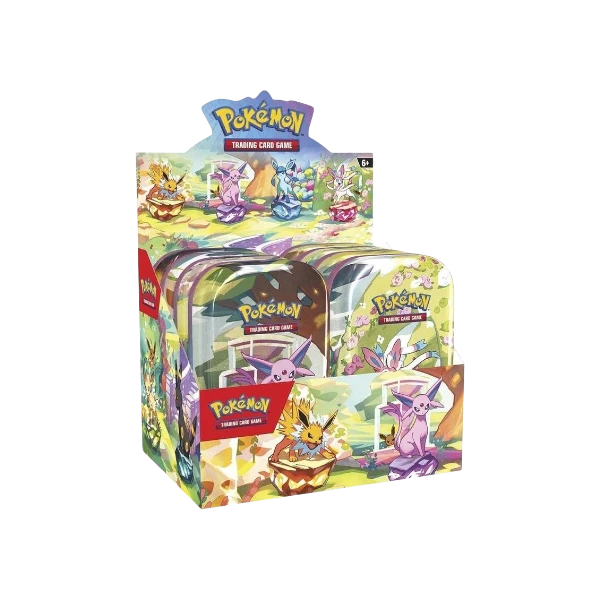 Pokémon TCG English Scarlet & Violet Prismatic Evolutions SV08.5 Tin 2 Booster Packs New Sealed