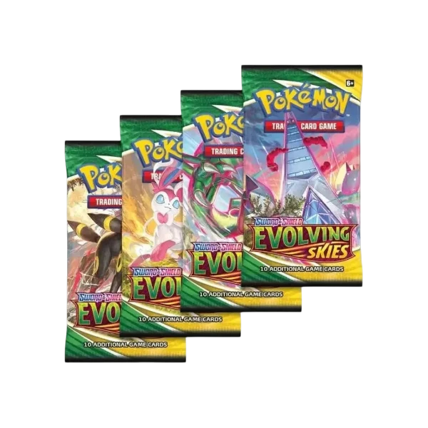 Pokémon TCG English Sword & Shield Evolving Skies SWSH07 Booster Pack 1 Booster Packs New Sealed