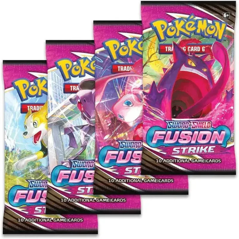 Pokémon TCG English Sword & Shield Fusion Strike SWSH08 Booster Pack 1 Booster Packs New Sealed