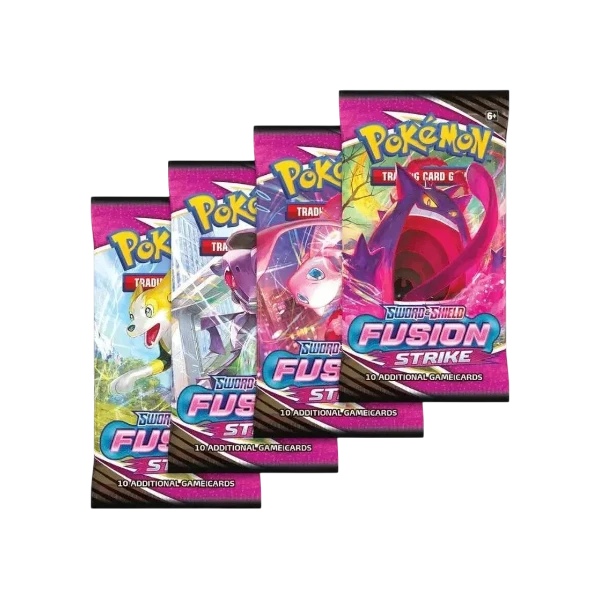 Pokémon TCG English Sword & Shield Fusion Strike SWSH08 Booster Pack 1 Booster Packs New Sealed