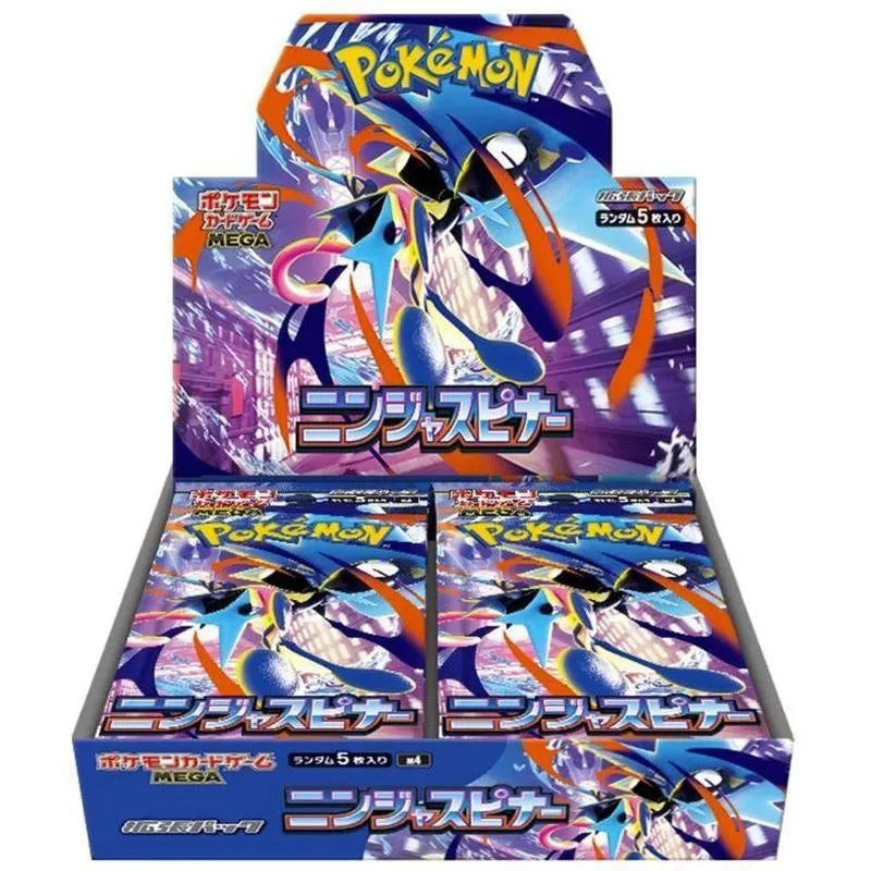 Pokémon TCG Japanese Mega Evolution Ninja Spinner M4 Booster Box 30 Booster Packs New Sealed