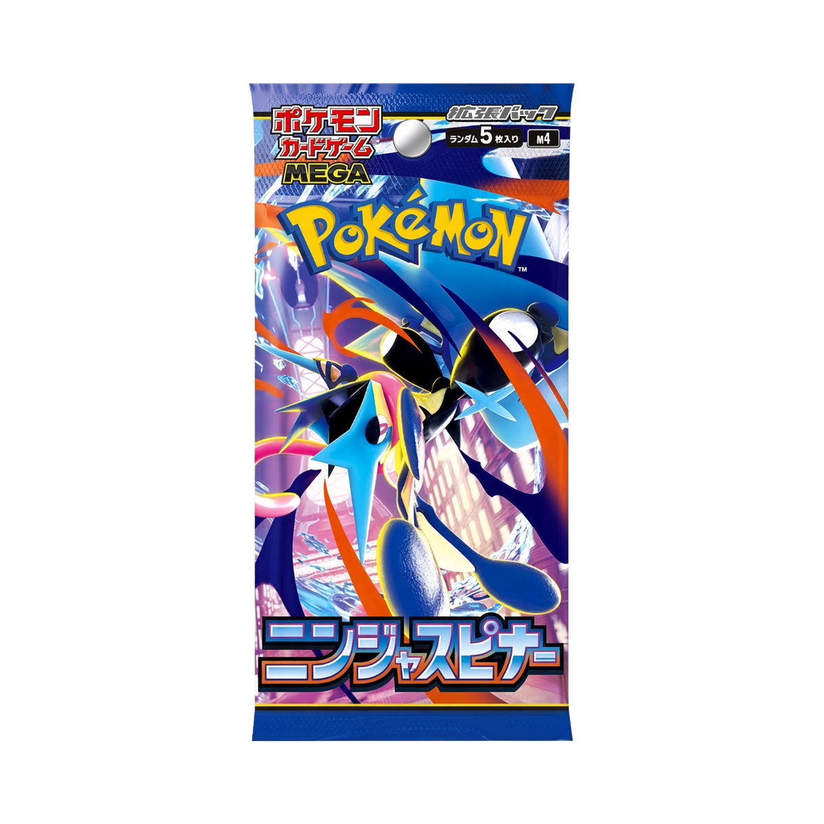 Fortuna TCG Pokémon TCG Mega Evolution Ninja Spinner Japanese booster pack featuring Mega Greninja ex artwork