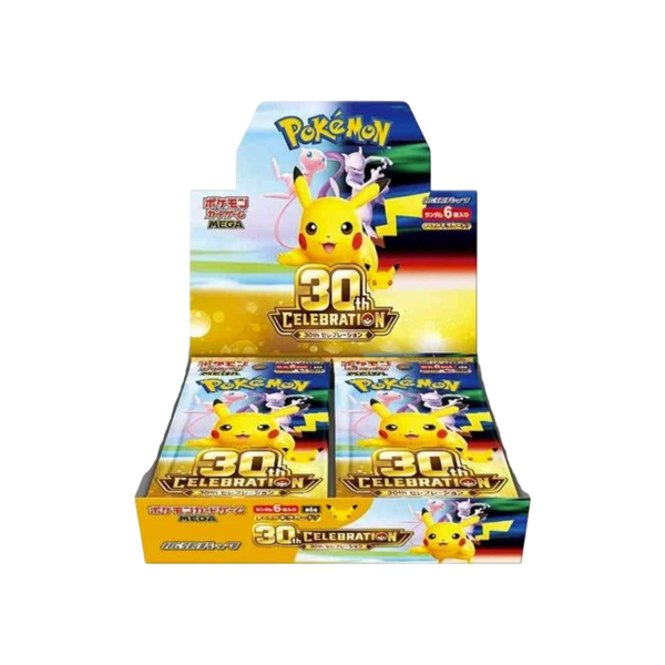 Pokémon TCG Japanese Mega Evolution 30th Celebration M6a Booster Box 20 Booster Packs New Sealed