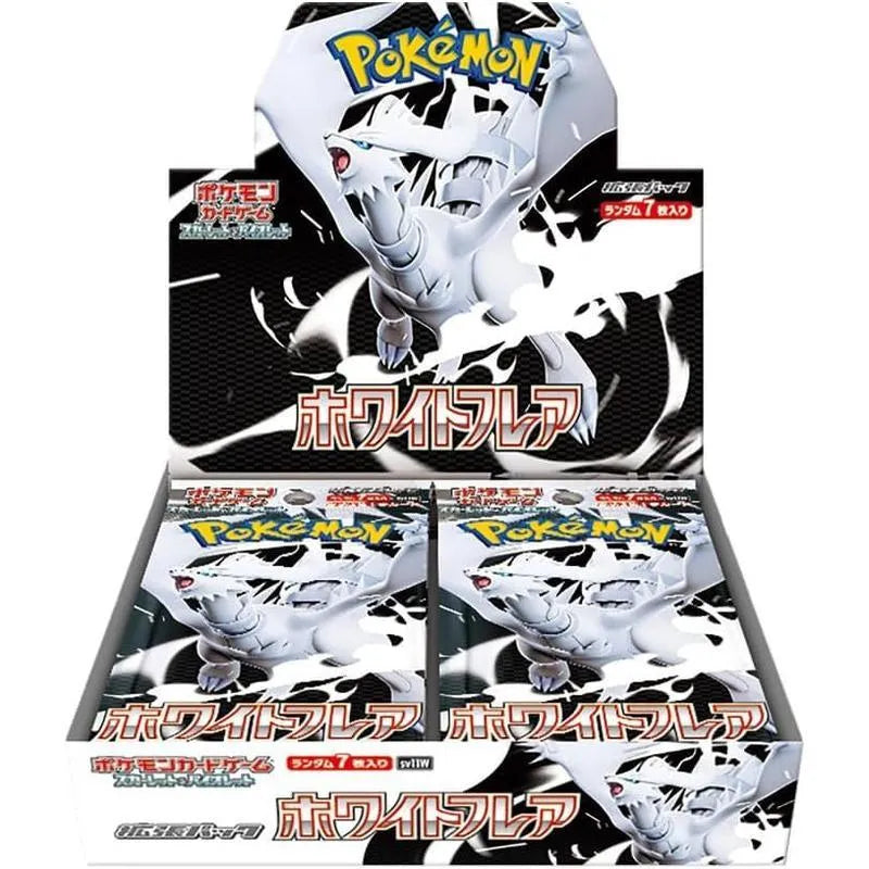 Pokémon TCG Japanese Scarlet & Violet White Flare SV11W Booster Box 20 Booster Packs New Sealed