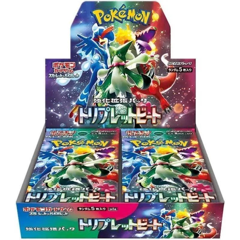 Pokémon TCG Japanese Scarlet & Violet Triple Beat SV1A Booster Box 30 Booster Packs New Sealed