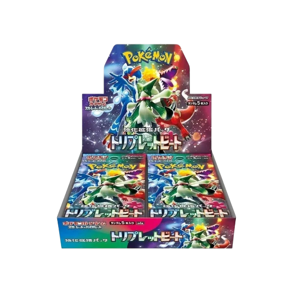 Pokémon TCG Japanese Scarlet & Violet Triple Beat SV1A Booster Box 30 Booster Packs New Sealed