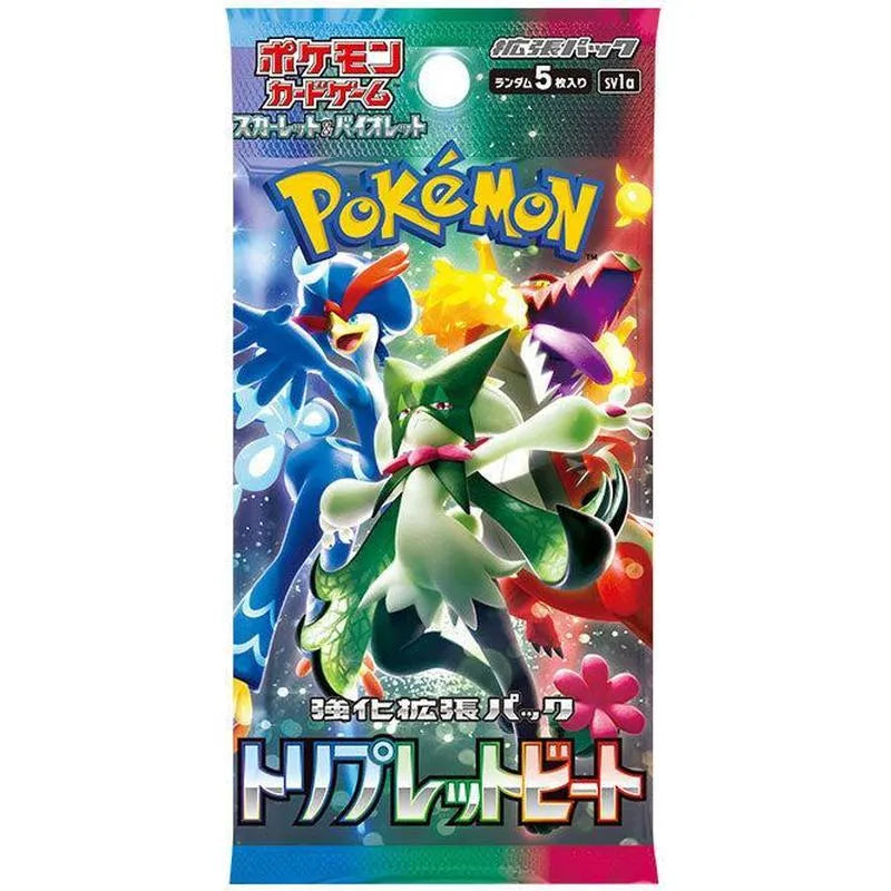 Pokémon TCG Japanese Scarlet & Violet Triple Beat SV1A Booster Box 30 Booster Packs New Sealed
