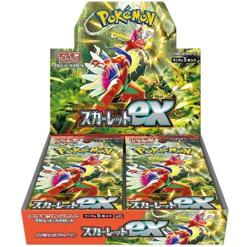 Pokémon TCG Japanese Scarlet & Violet Scarlet ex SV1S Booster Box 30 Booster Packs New Sealed