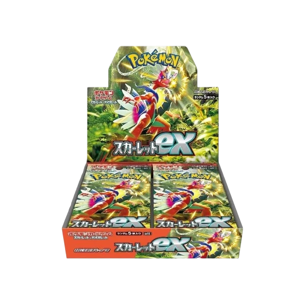 Pokémon TCG Japanese Scarlet & Violet Scarlet ex SV1S Booster Box 30 Booster Packs New Sealed