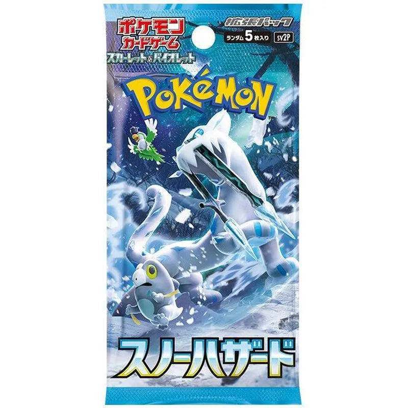 Pokémon TCG Japanese Scarlet & Violet Snow Hazard SV2P Booster Box 30 Booster Packs New Sealed