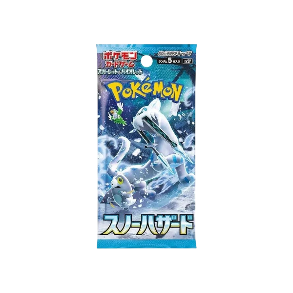 Pokémon TCG Japanese Scarlet & Violet Snow Hazard SV2P Booster Box 30 Booster Packs New Sealed