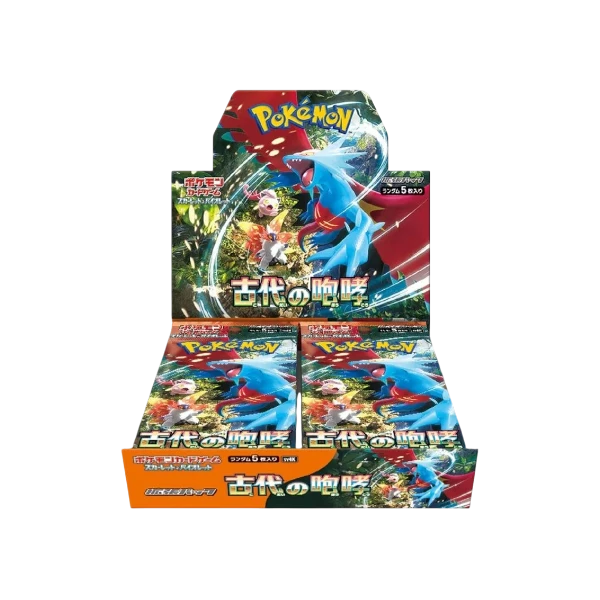 Pokémon TCG Japanese Scarlet & Violet Ancient Roar SV4K Booster Box 30 Booster Packs New Sealed