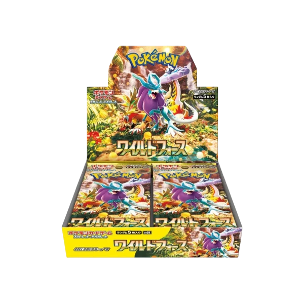 Pokémon TCG Japanese Scarlet & Violet Wild Force SV5K Booster Box 30 Booster Packs New Sealed