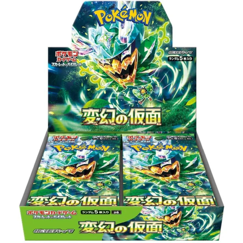 Pokémon TCG Japanese Scarlet & Violet Mask of Change SV6 Booster Box 30 Booster Packs New Sealed
