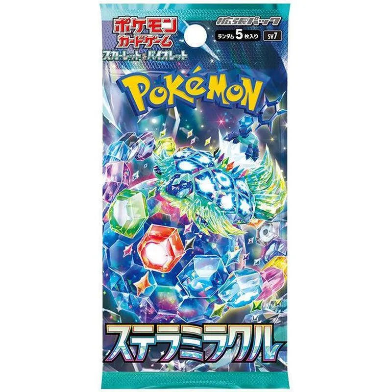 Pokémon TCG Japanese Scarlet & Violet Stellar Miracle SV7 Booster Box 30 Booster Packs New Sealed