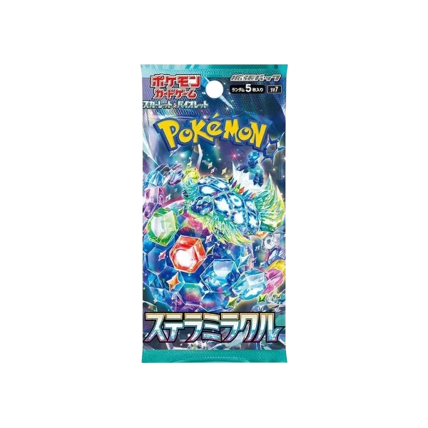 Pokémon TCG Japanese Scarlet & Violet Stellar Miracle SV7 Booster Box 30 Booster Packs New Sealed