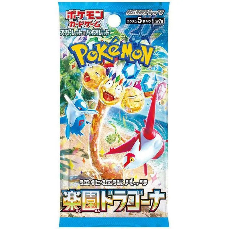Pokémon TCG Japanese Scarlet & Violet Paradise Dragona SV7A Booster Box 30 Booster Packs New Sealed