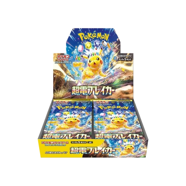 Pokémon TCG Japanese Scarlet & Violet Super Electric Breaker SV8 Booster Box 30 Booster Packs New Sealed