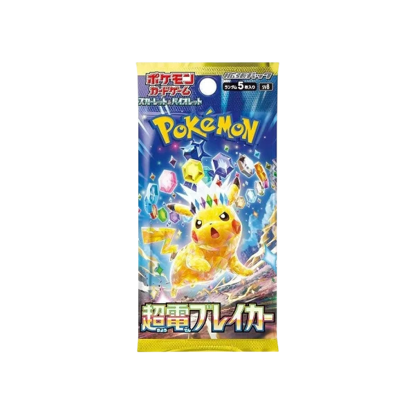Pokémon TCG Japanese Scarlet & Violet Super Electric Breaker SV8 Booster Box 30 Booster Packs New Sealed