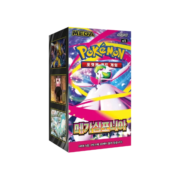 Pokémon TCG Korean Mega Evolution Mega Symphonia M1S Booster Box 30 Booster Packs New Sealed