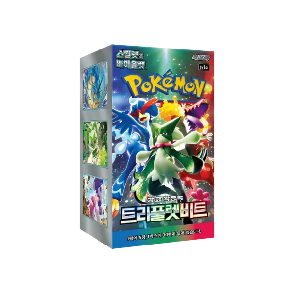 Pokémon TCG Korean Scarlet & Violet Triple Beat SV1A Booster Box 30 Booster Packs New Sealed
